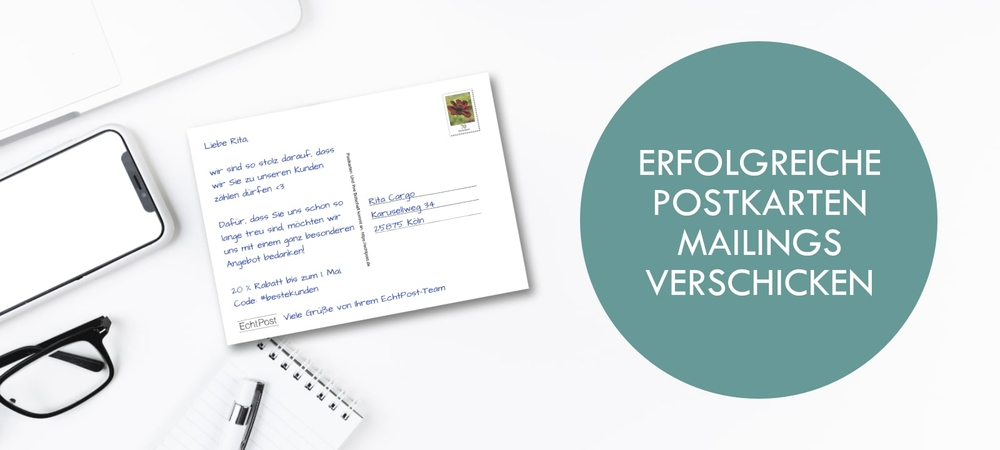 Conversion Rate steigern: So verschicken Sie erfolgreiche Postkarten Mailings