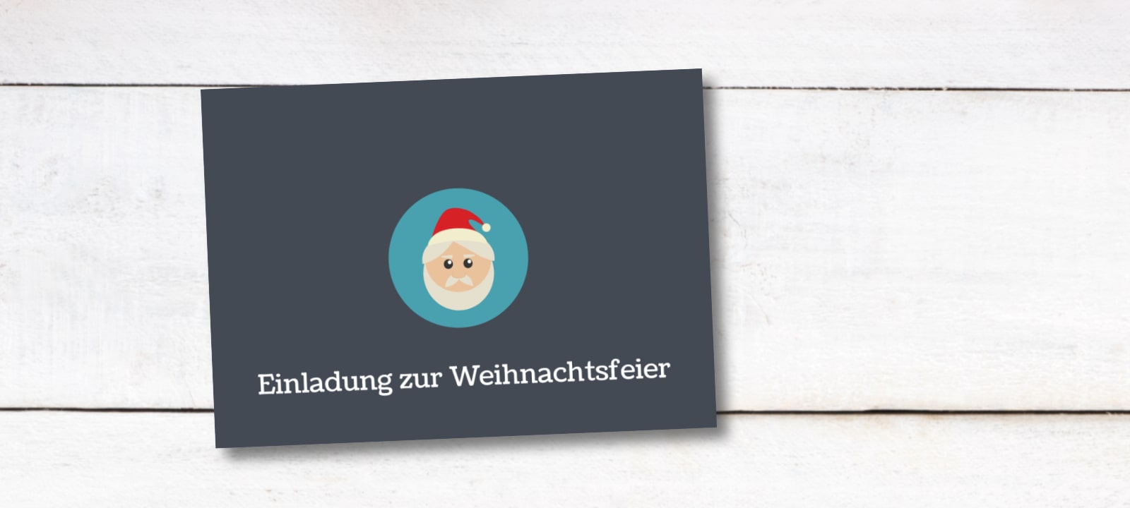 Einladung zur Weihnachtsfeier per Post verschicken