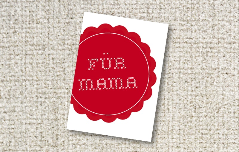 Postkarte "Für Mama" zu Muttertag verschicken