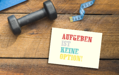 Fitness Marketing mit Postkarten