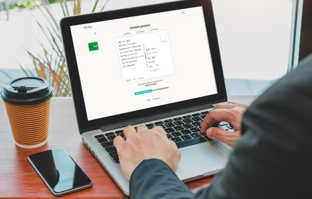 Postkarten Online schreiben mit EchtPost