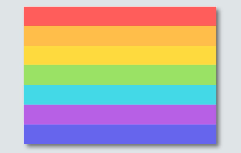 Postkarte "Rainbow" Regenbogen