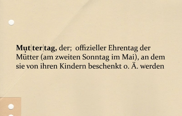 Muttertag Bräuche Muttertagsgrüße Muttertagskarte