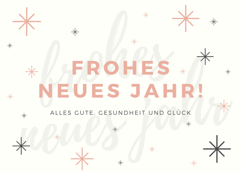 Frohes neues Jahr. Alles Gute, Gesundheit und Glück