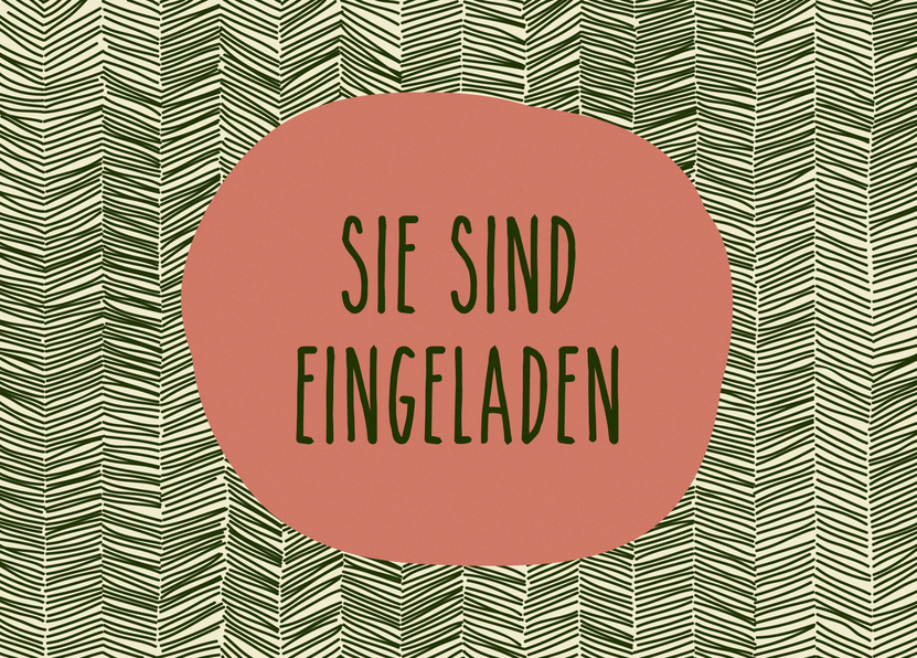 Sie sind eingeladen - Postkarte jetzt online verschicken