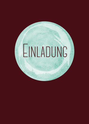 Einladung Kreis - Postkarte jetzt online verschicken