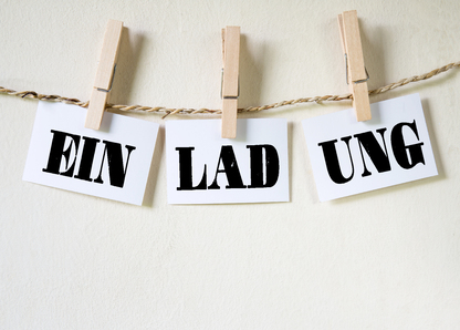 Ein-lad-ung - Postkarte jetzt online verschicken