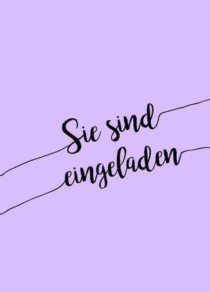 Sie sind eingeladen verbunden - Postkarte versenden
