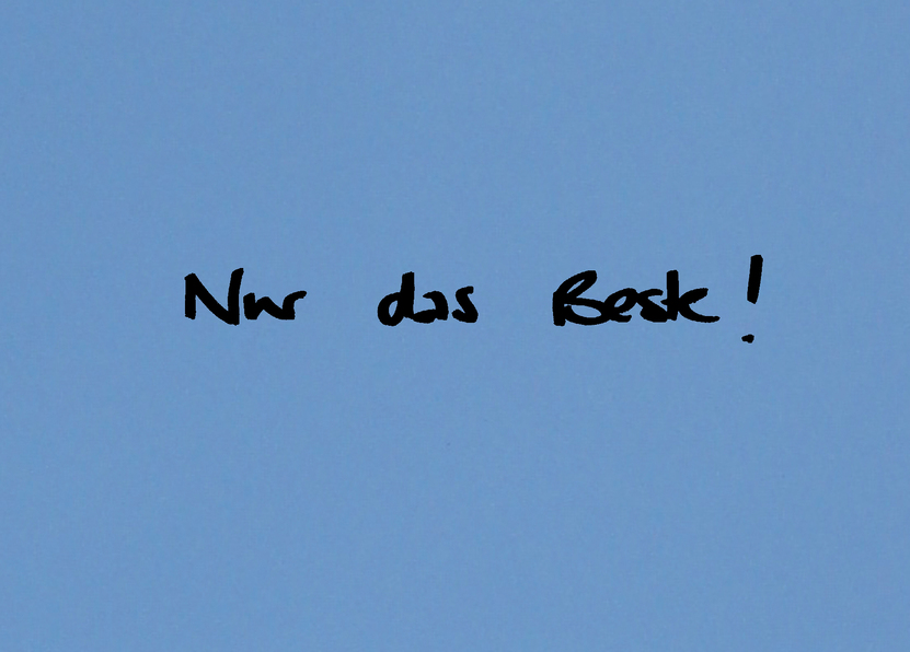 Nur das Beste - Postkarte jetzt online verschicken