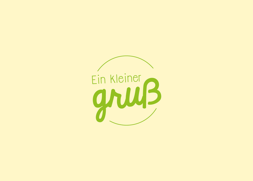 Postkarte Ein kleiner Gruß