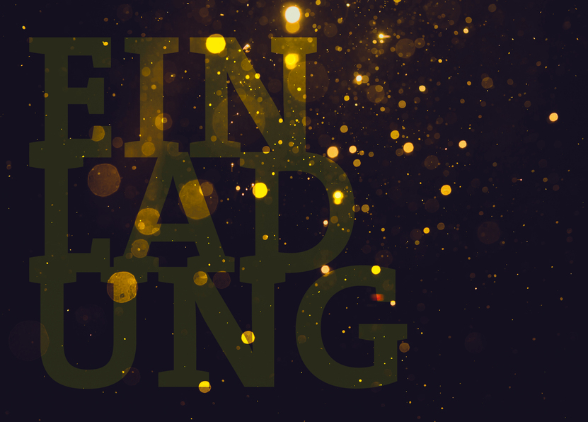 Einladungskarte Einladung Lichter jetzt verschicken