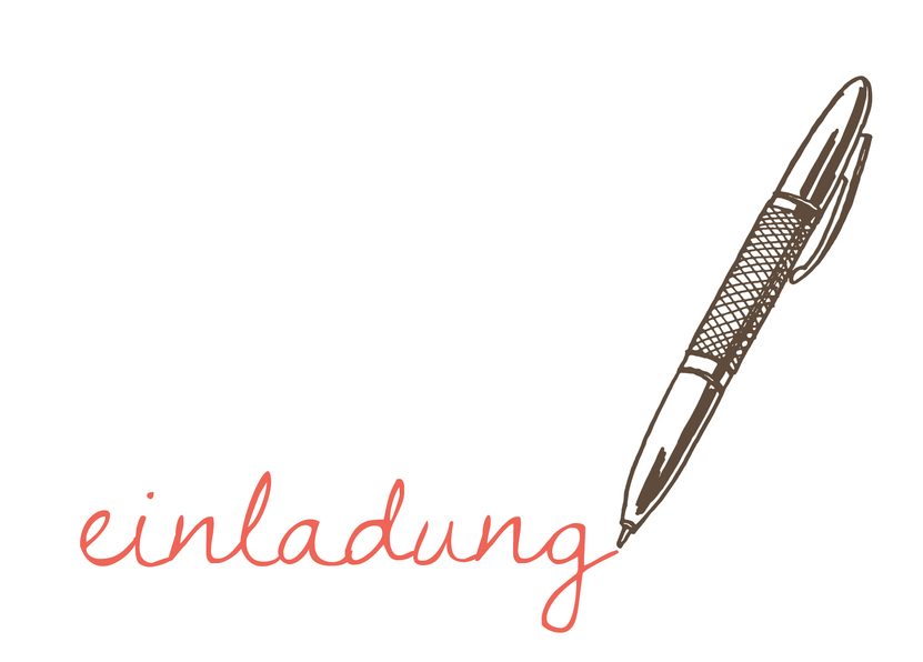 Einladungskarte Einladung Stift jetzt verschicken