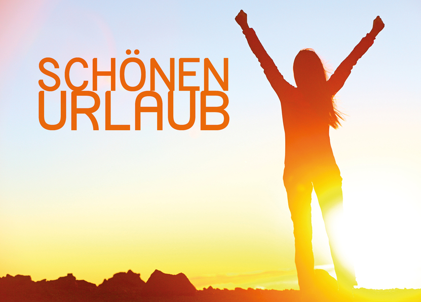 Postkarte Schönen Urlaub jetzt online verschicken