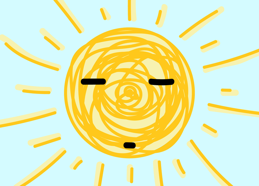 Sonne ignorant - Postkarte jetzt online verschicken