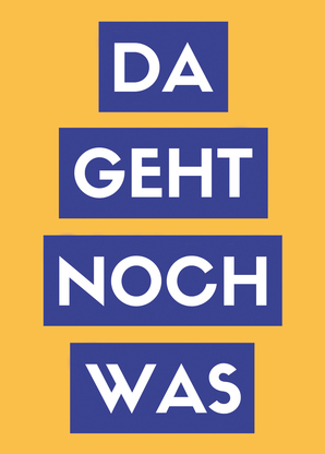 Da geht noch was - Postkarte jetzt online verschicken