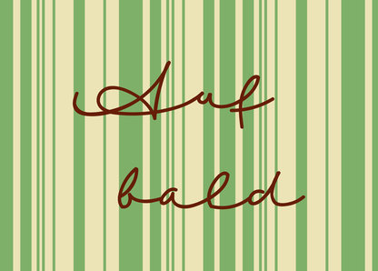 Auf bald - Postkarte jetzt online verschicken