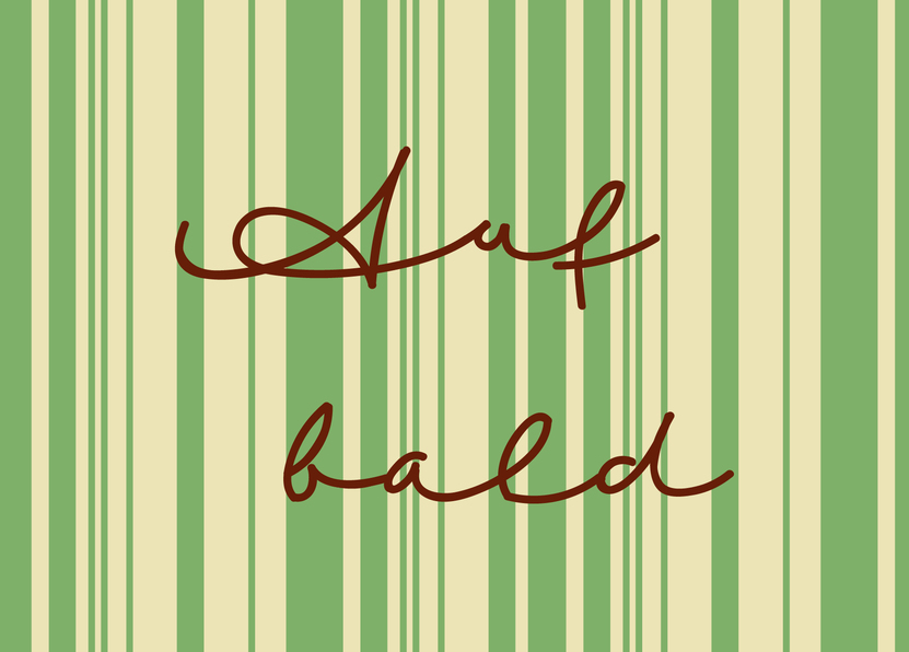 Auf bald - Postkarte jetzt online verschicken