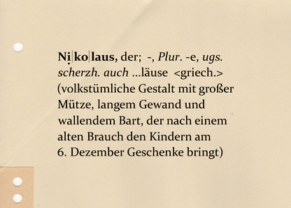 Nikolaus Duden - Postkarte jetzt online verschicken