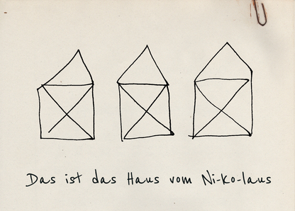 Das ist das Haus vom Nikolaus - Postkarte versenden