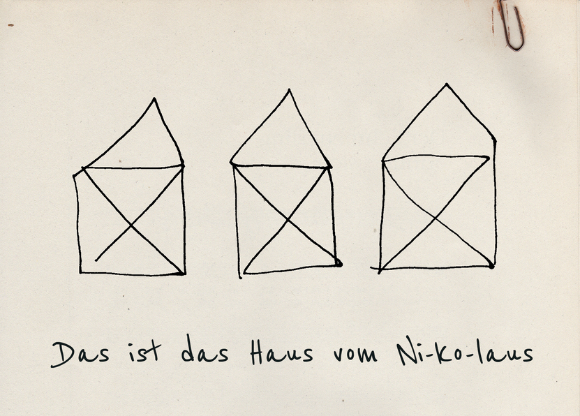 Das ist das Haus vom Nikolaus - Postkarte versenden