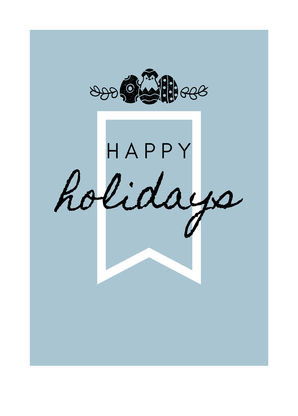 Happy Holidays Küken - Osterkarte online verschicken