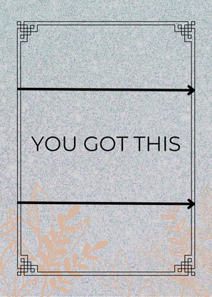 You got this - Postkarte online schreiben und per Post versenden