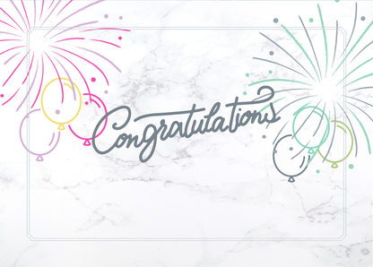 Congratulations Feuerwerk