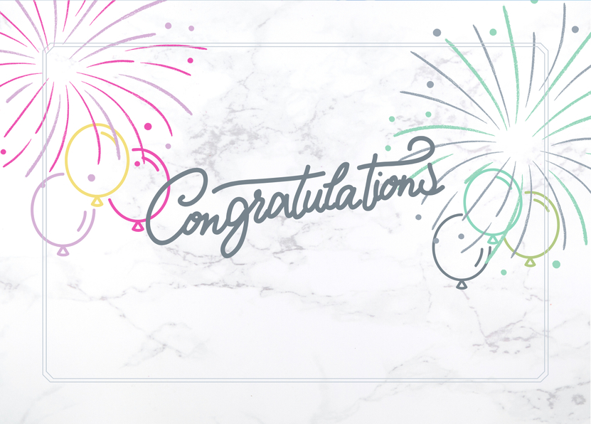 Congratulations Feuerwerk