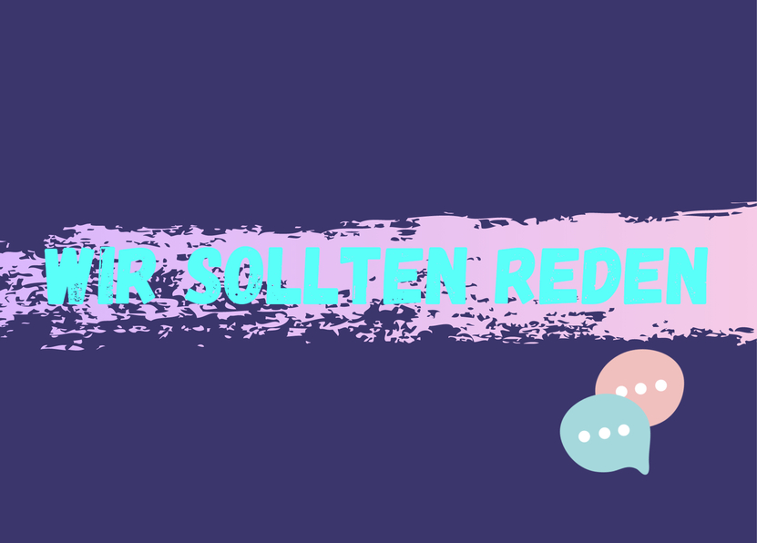 Wir sollten reden Postkarte online verschicken