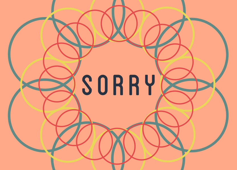 Sorry Kreise - Postkarte jetzt online verschicken