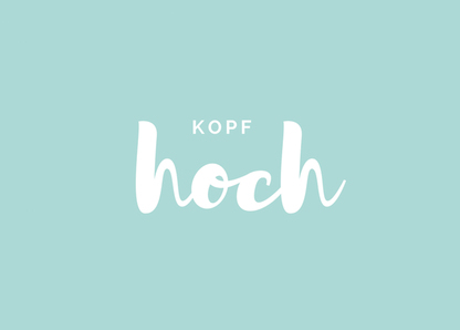 Kopf hoch - Postkarte zum Aufmuntern verschicken