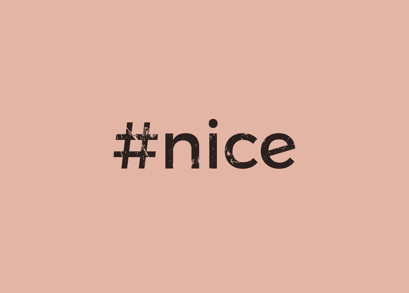 nice hashtag - Postkarte jetzt online verschicken