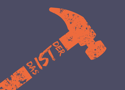 "Das ist der Hammer" Postkarte