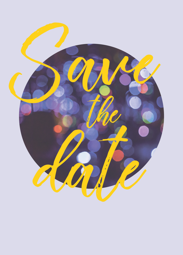 Save the Date Lichter - Postkarte jetzt online verschicken