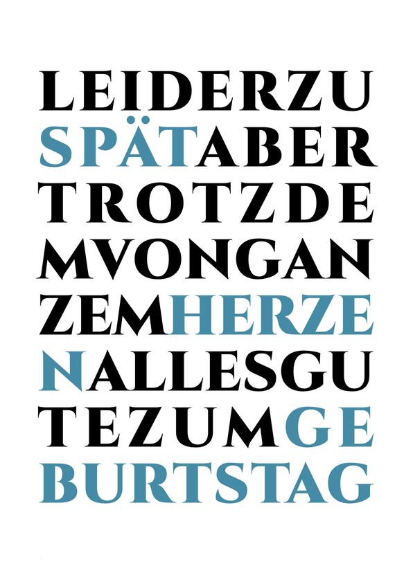 Leider zu spät aber trotzdem...