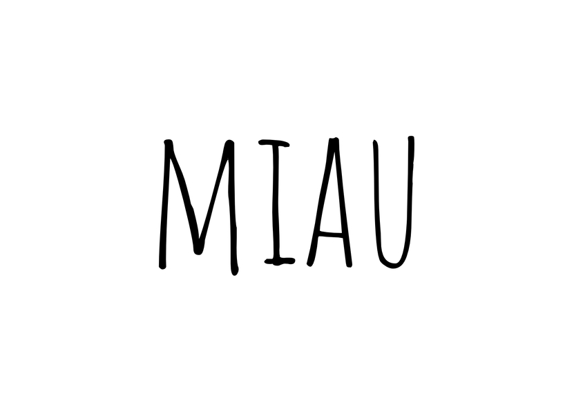 Miau Postkarte online verschicken