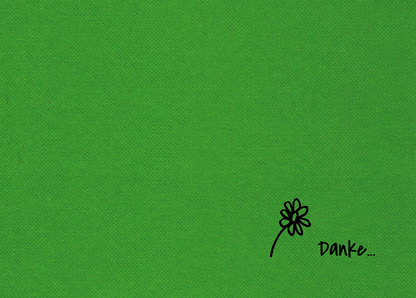 Danke mit Blume - Postkarte jetzt online verschicken