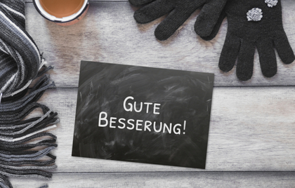 Gute Besserung wünschen