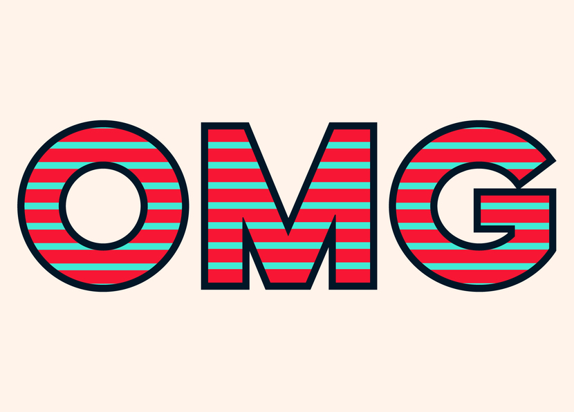 OMG - jetzt als echte Postkarte verschicken