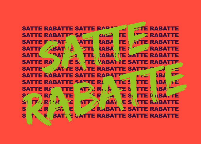 Satte Rabatte - Werbepostkarte jetzt verschicken