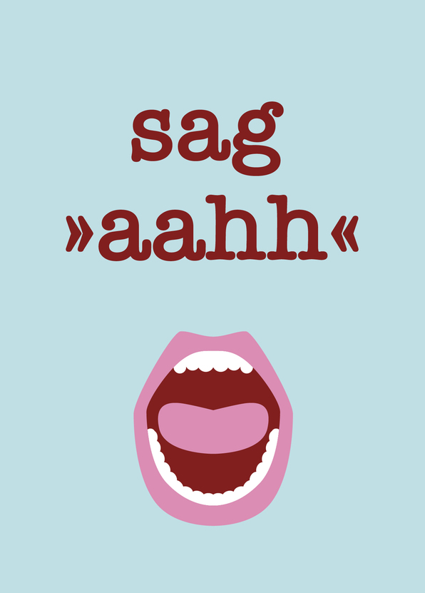 sag aahh - Poskarte jetzt online versenden