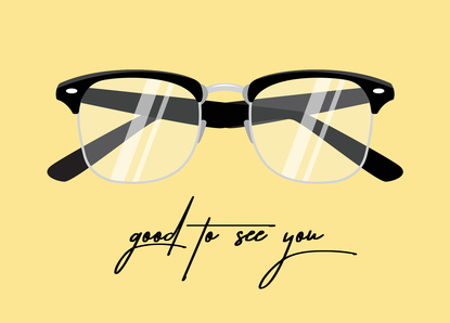 Good to see you - Postkarte jetzt verschicken