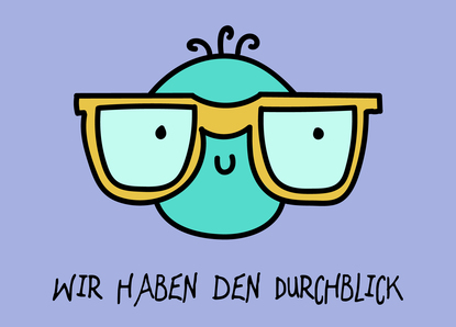 Wir haben den Durchblick - Postkarte versenden