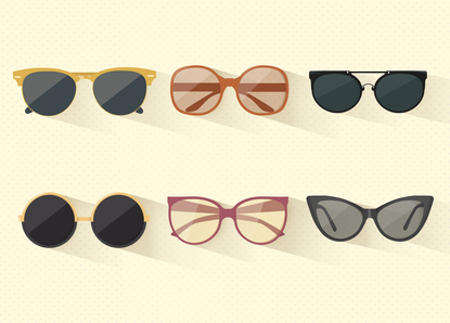 Sonnenbrillen - Postkarte jetzt online versenden