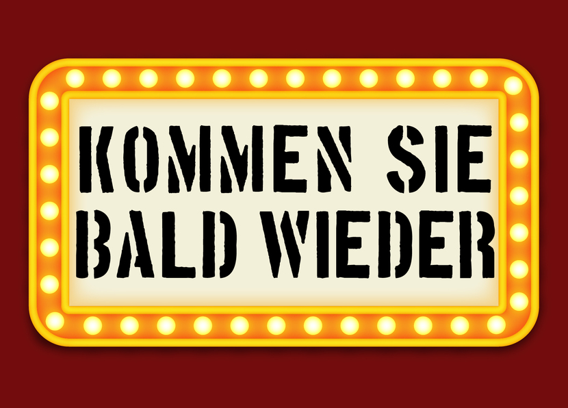 Kommen Sie bald wieder - Postkarte online versenden