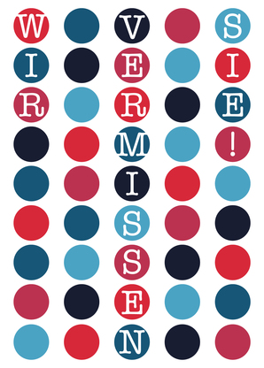 Wir vermissen Sie! - Postkarte jetzt online versenden