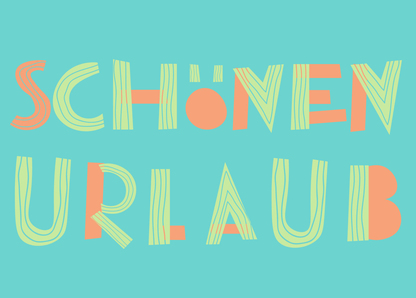 Schönen Urlaub - Postkarte jetzt online versenden