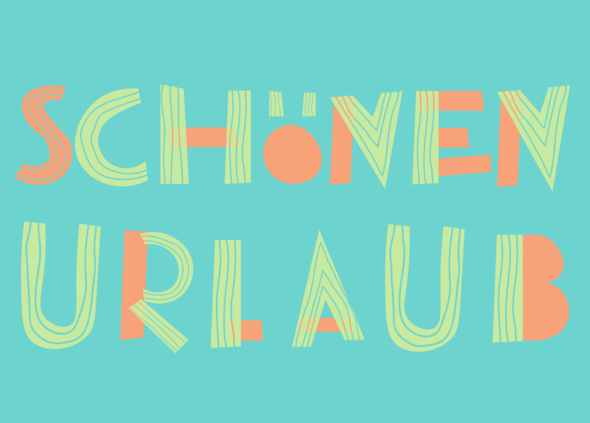 Schönen Urlaub - Postkarte jetzt online versenden