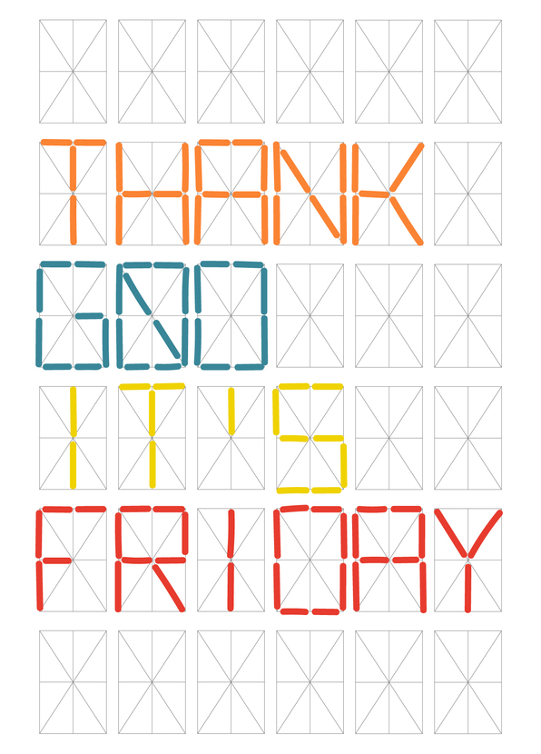 Thank God it's Friday - Postkarte jetzt online verschicken