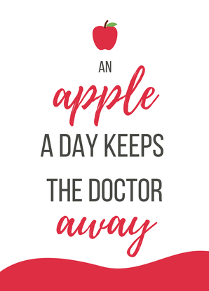 An apple a day keeps the doctor away